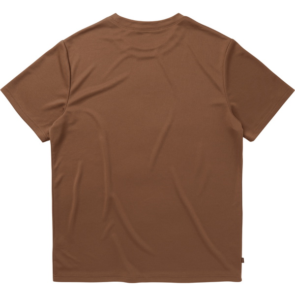 2025 Mystic Mens Tactic Short Sleeve Loose Fit Quick Dry Rash Vest 35001.250221 - Brown
